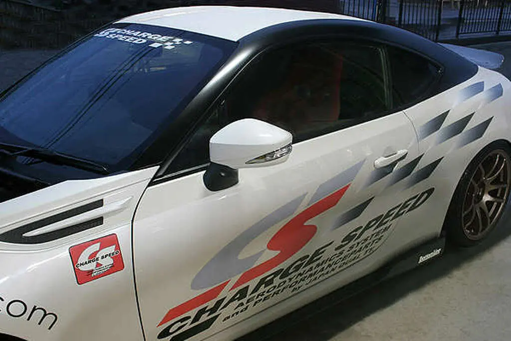 Cs990almism - Charge Speed 2013-2020 Subaru Br-Z Zc-6/ Scion Fr-S Ft-86 Door Mirror Frame With Led & Drl - Ice Silver Metallic/ Steel 1
