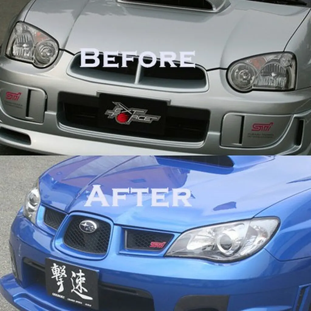 Cs977fel - Charge Speed 2004-2005 Subaru Impreza Gd-B Chuki Peanut Eye Model Face Lift Kit To 2006-2007 1