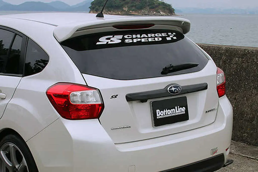 Cs9731rflc - Charge Speed 2012-2016 Subaru Impreza Gp/ Xv 5 Doors Sports Hatchback Carbon Rear Finisher 1