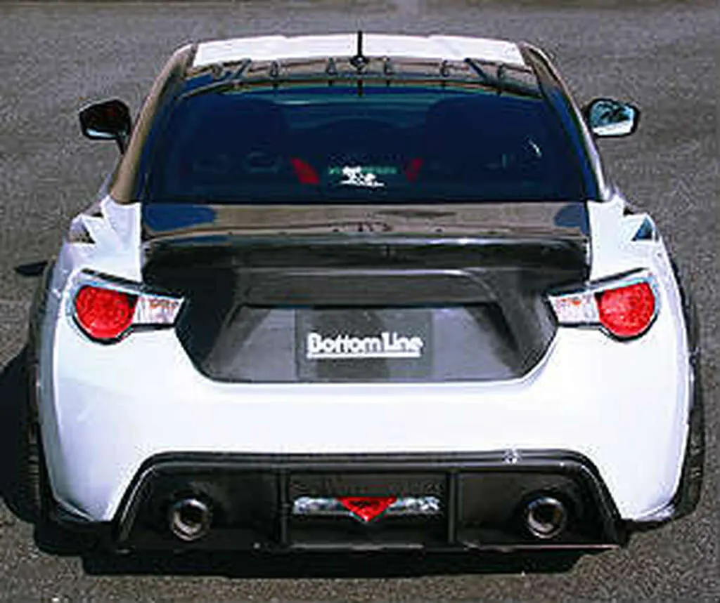 Cs990traf - Charge Speed Subaru Brz/ Scion Frs/ Toyota 86 All Models Frp Aero Trunk With Integrated Rear Spoiler & Finisher 1