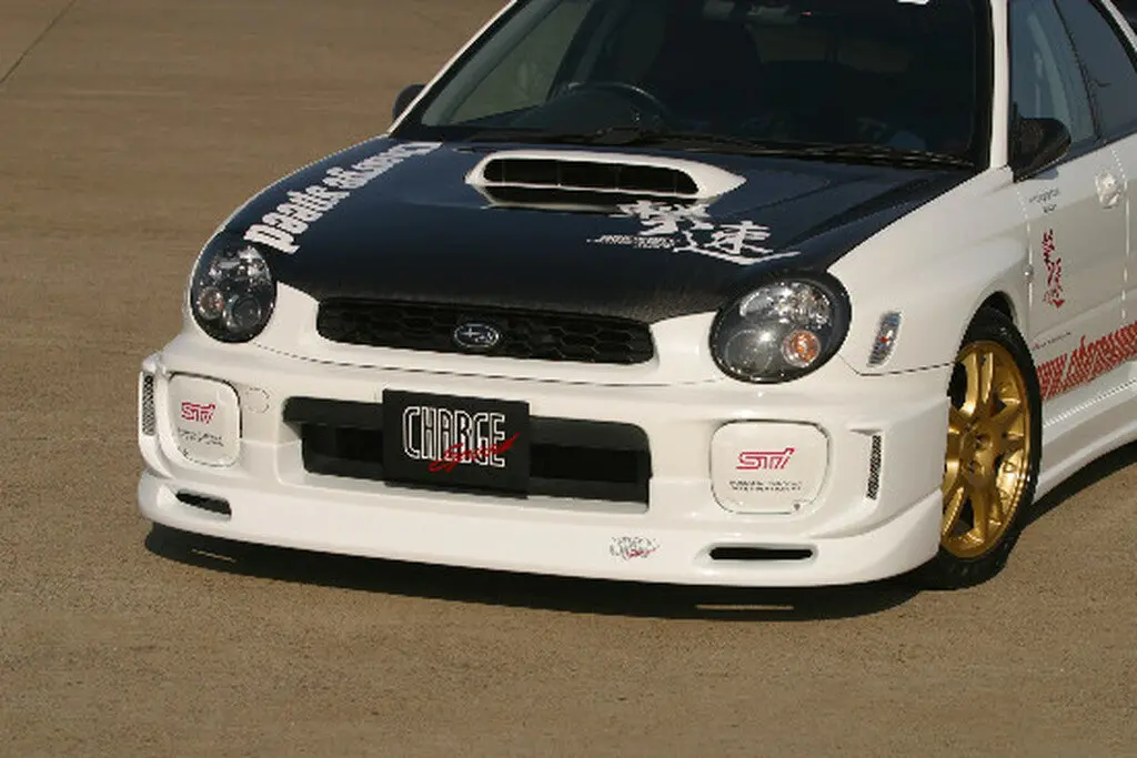 Cs978fl - Charge Speed 2002-2003 Subaru Impreza Gd-A Zenki/ Round Eye Model Front Lip 1