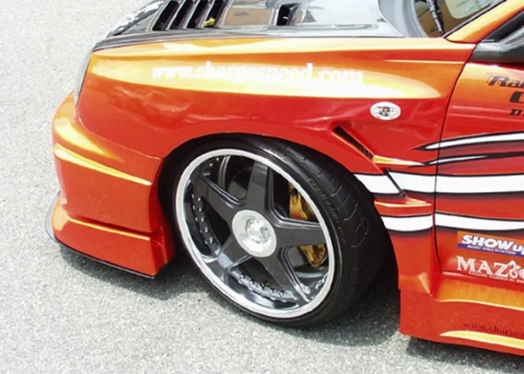 Cs978ff - Charge Speed 2002-2003 Subaru Impreza Gd-B D1 Style 20Mm Blister Front Fender 1
