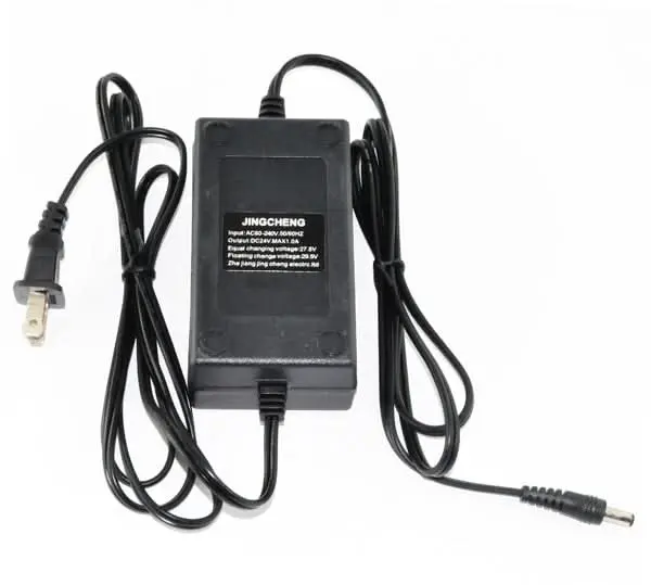 24 Volt 1.0 Amp 2.1Mm Id Coaxial Battery Charger 1