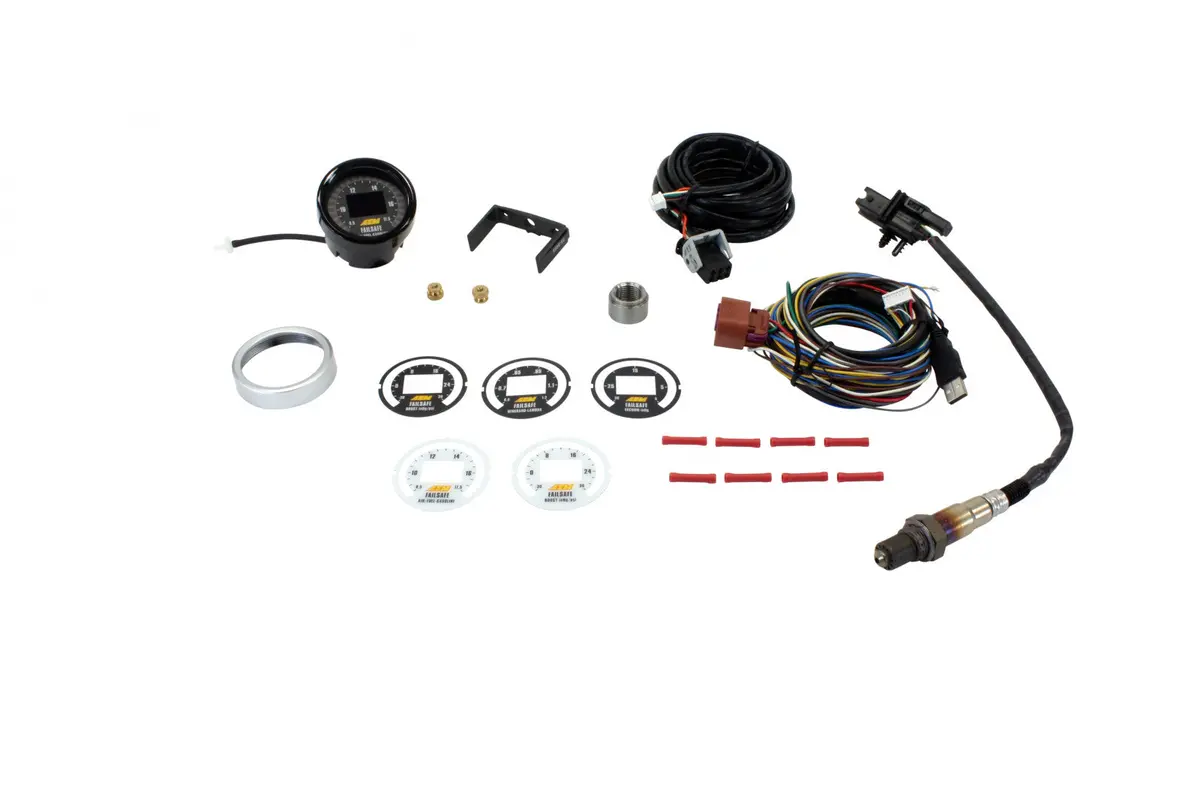 Aem Digital Flex Fuel Wideband Failsafe Gauge Without Fuel Flow Sensor 1