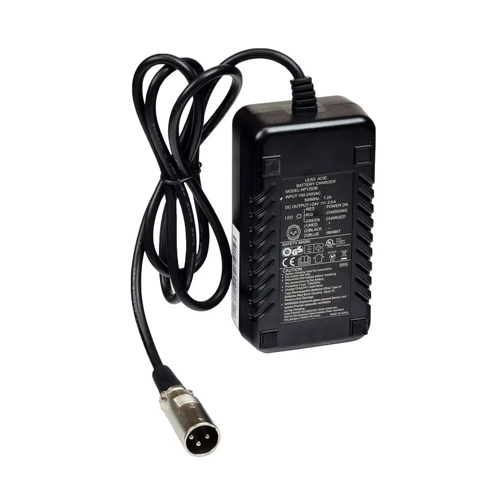 24 Volt 2.0 Amp Xlr Hp1202b Battery Charger 2