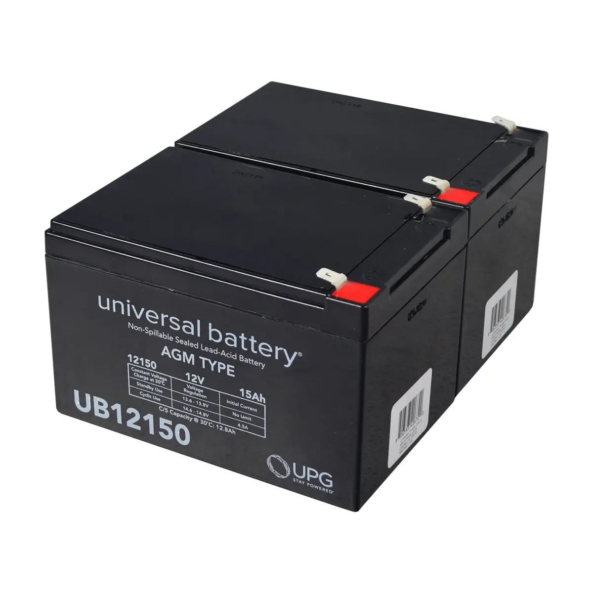 15 Ah 24 Volt Ub12150 Agm Scooter Battery Pack 1