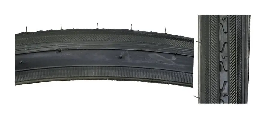27"X1-1/4" Road Raised Center Bicycle Tire 1