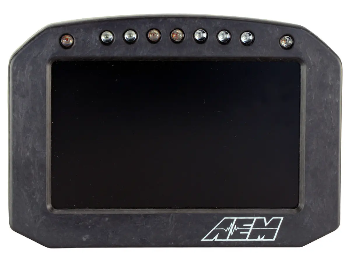 Aem Cd-5 Carbon Flat Panel Digital Racing Dash Display - Logging / Gps Enabled 1