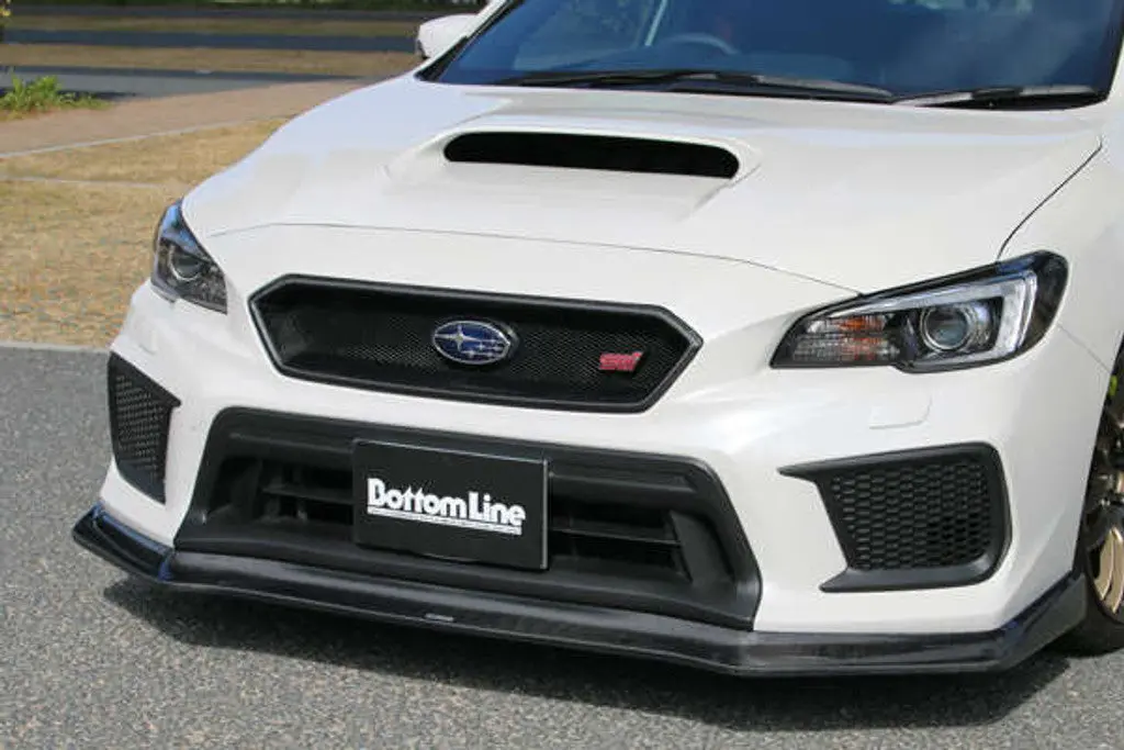 Cs9736fl1c - Charge Speed 2018-2021 Subaru Wrx Sti Va & S4 4D Bottomline Carbon T-1 Front Lip 2