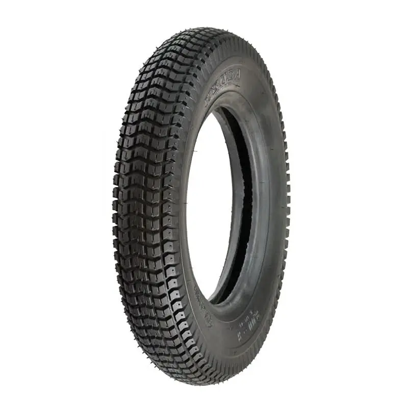 14"X3" (3.00-8) Black Pneumatic Mobility Tire With K372 Turf Tread 1
