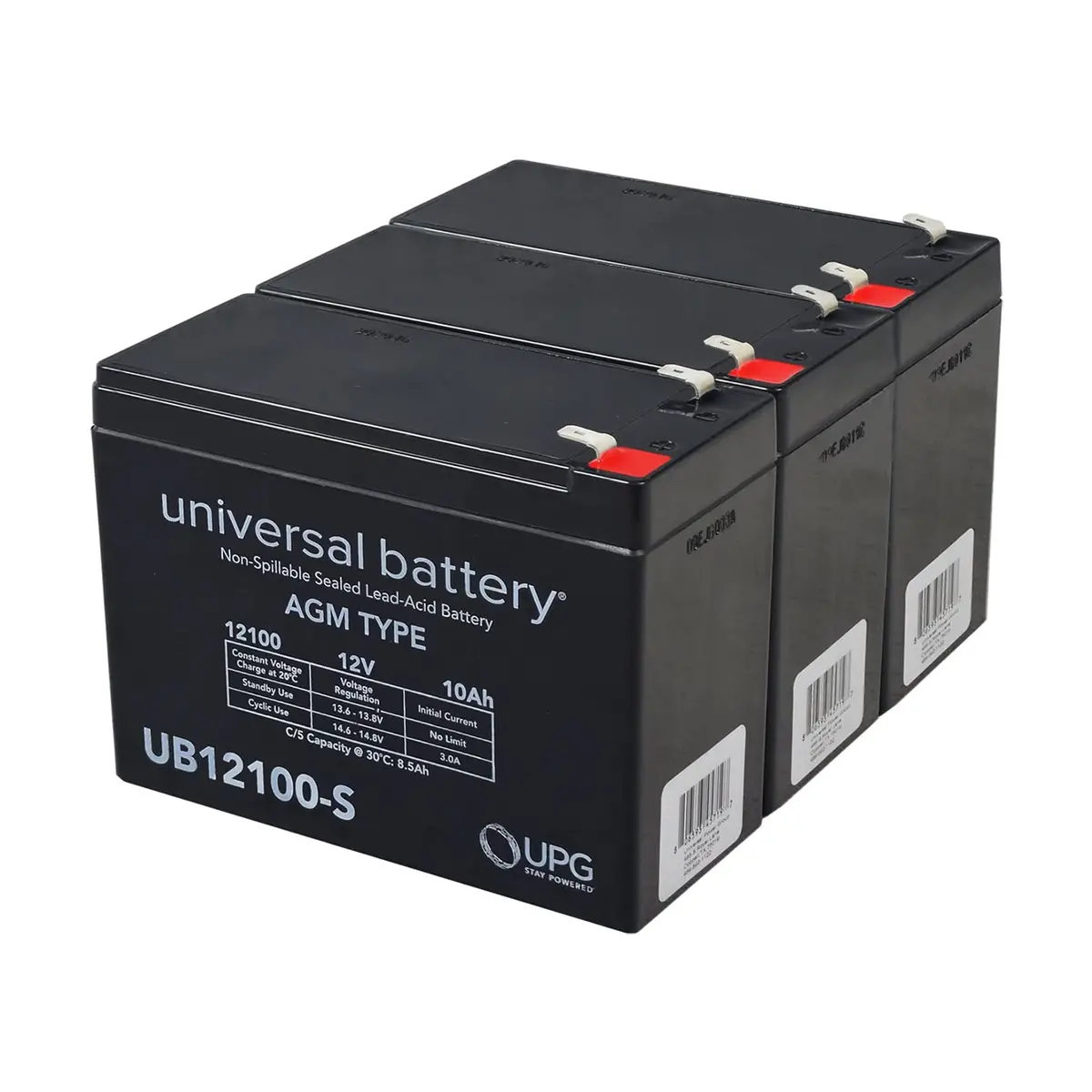 10 Ah 36 Volt Ub12100-S Agm Scooter Battery Pack 1