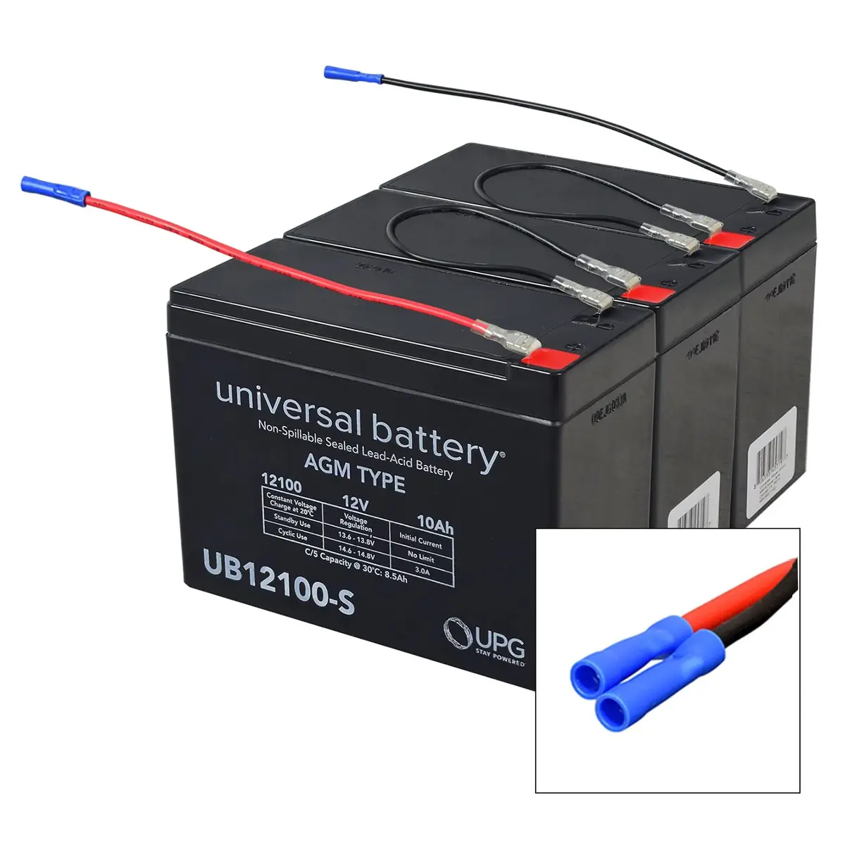10 Ah 36 Volt Ub12100-S Agm Scooter Battery Pack 2