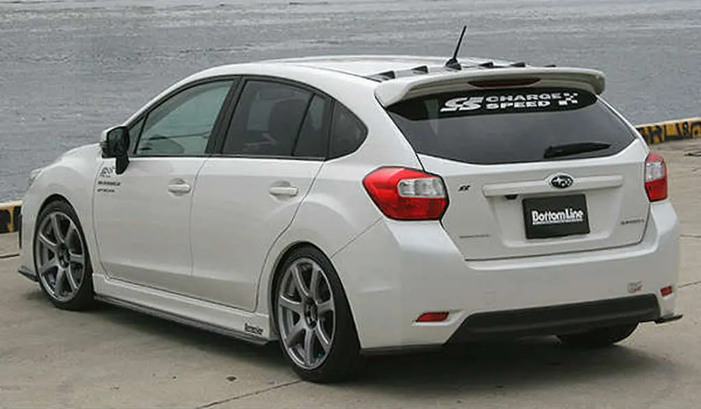 Cs9731ssc - Charge Speed 2012-2015 Subaru Impreza 4Dr Sedan Gj/ 5Dr Hatchback Gp Bottom Line Carbon Side Skirts To Be Use With Oem Side Skirts 1