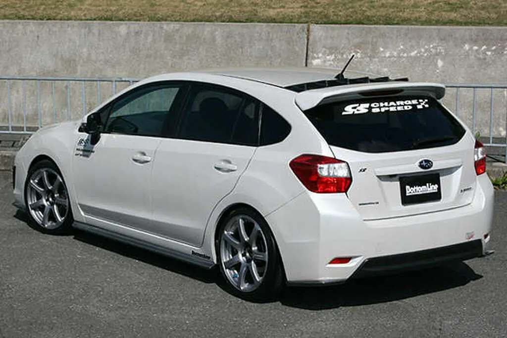 Cs9731ssc1 - Charge Speed 2012-2015 Subaru Impreza 4Dr Sedan Gj/ 5Dr Hatchback Gp Bottom Line Carbon Side Skirts No Oem Side Skirts 2