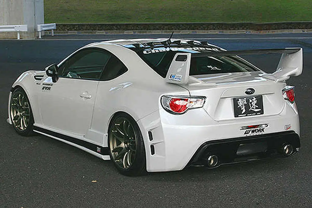 Cs990rwc - Charge Speed 2013-2020 Subaru Br-Z Zc-6/ 2013-2016 Scion Fr-S/ 2017-2020 Toyota 86 Zn-6 Model Straight Carbon Wing With Frp Base 1