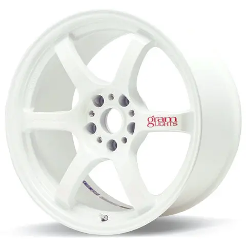 Gram Lights 57Dr - 18X9.5 / +22 / 5X114.3 - Ceramic Pearl 1