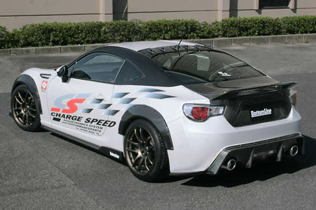 Cs990rdcc - Charge Speed Subaru Brz/ Scion Frs/ Toyota 86 All Models Carbon Diffuser Cowl For Charge Speed Type 1 Rear Bumper 2
