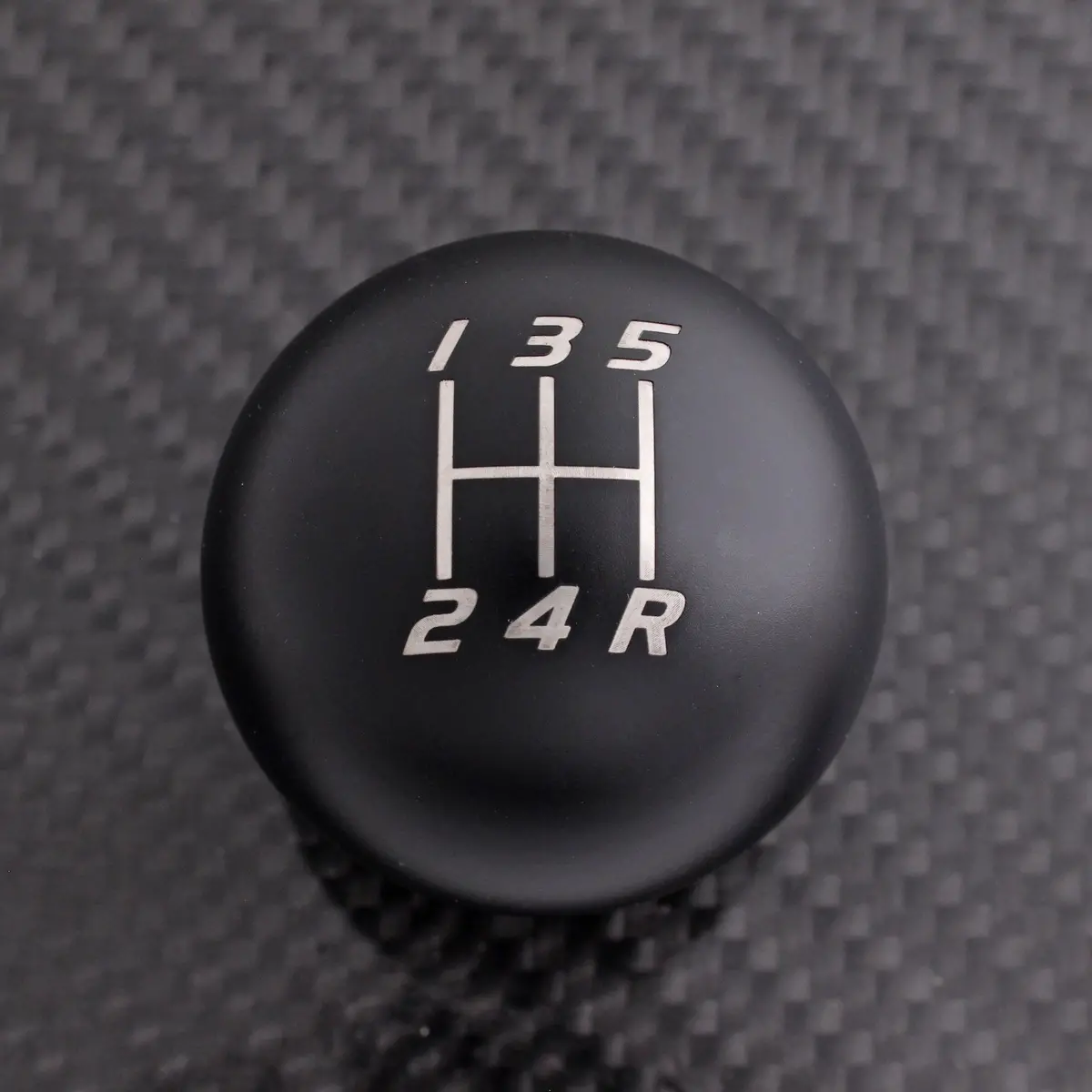 Matte Black Weighted - 5 Speed Velocity Engraving - Mazda Fitment 2
