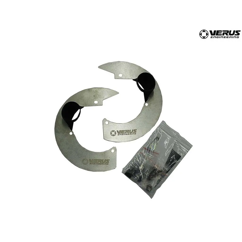 Backing Plate Kit With Dry Carbon Duct For 2.5" Hose, Set Of 2 - Ft86 1