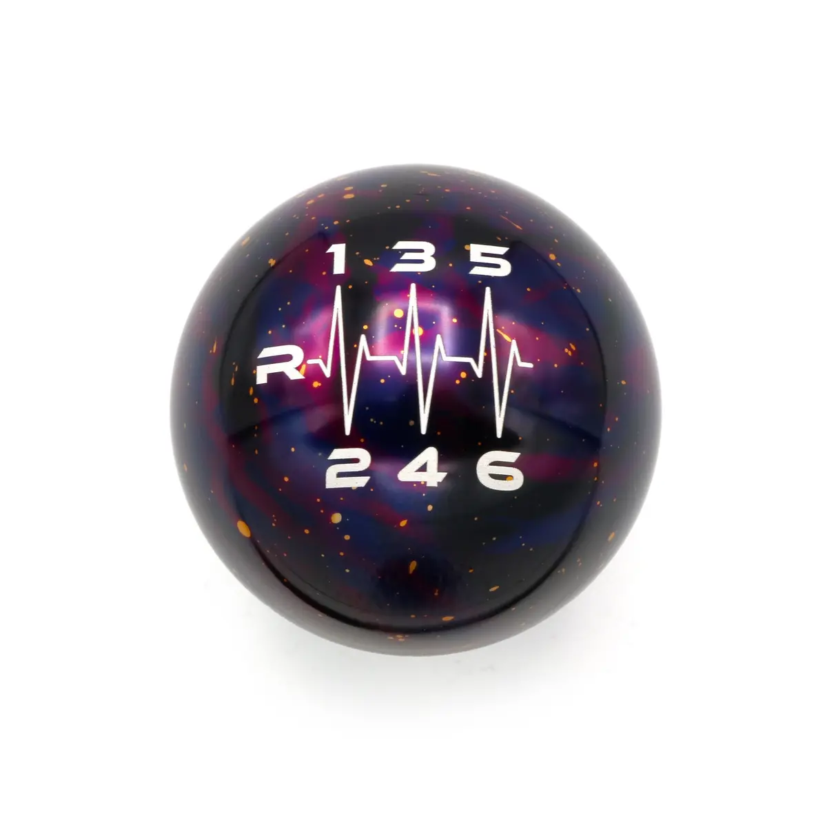 Purple Cosmic Space - 6 Speed Heartbeat Engraving - Cruze Fitment 1