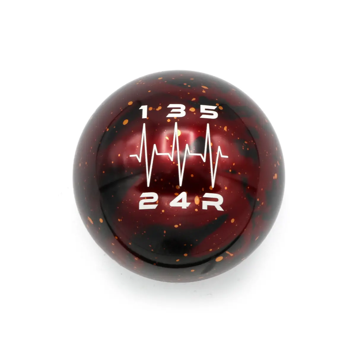 Red Cosmic Space - 5 Speed Heartbeat Engraving - Honda Fitment 1