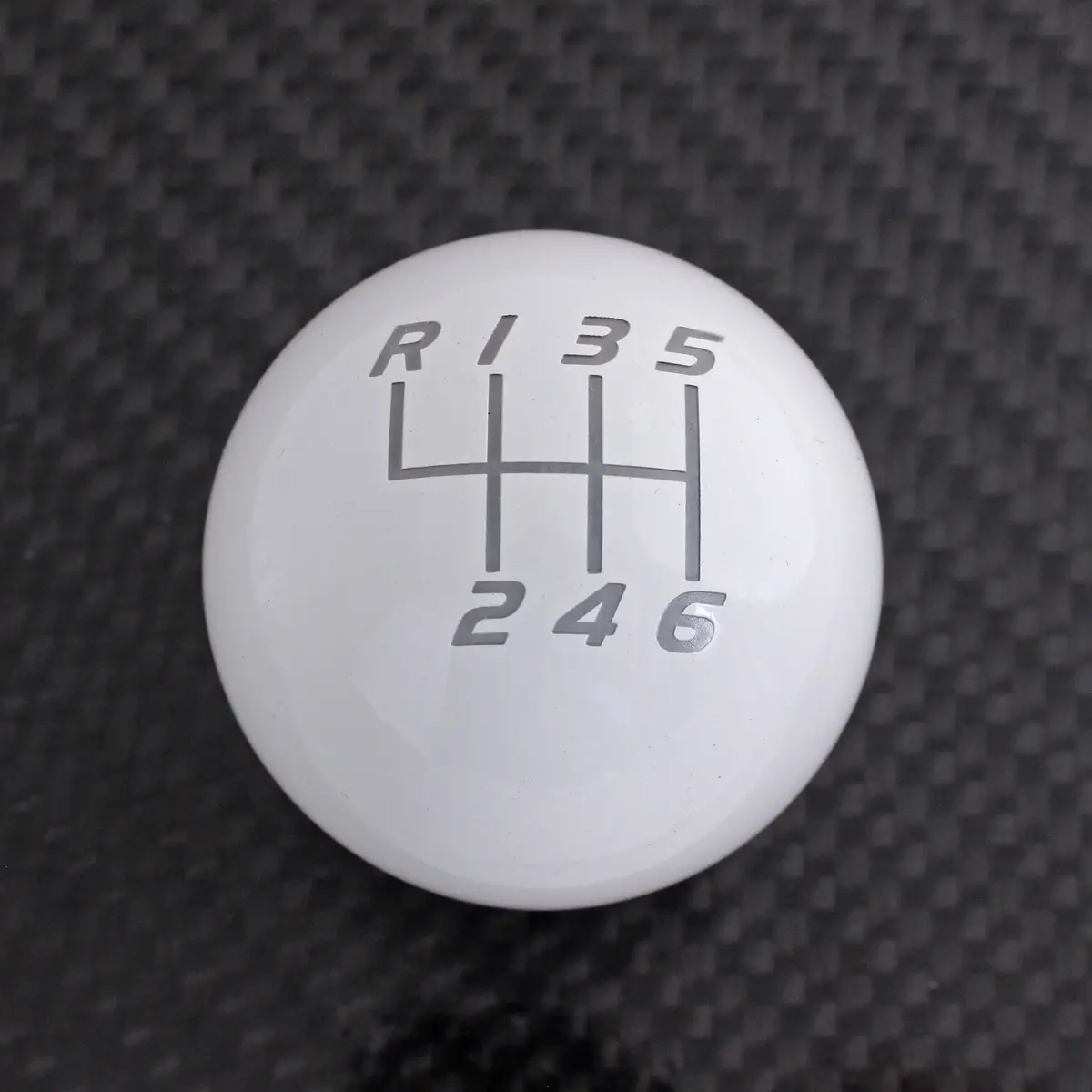 Gloss White Weighted - 6 Speed Velocity Engraving - Audi/Vw Manual Fitment 1