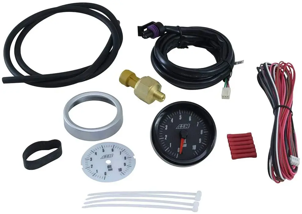 Analog Oil Metric Pressure Gauge. 0~10.2Bar 1