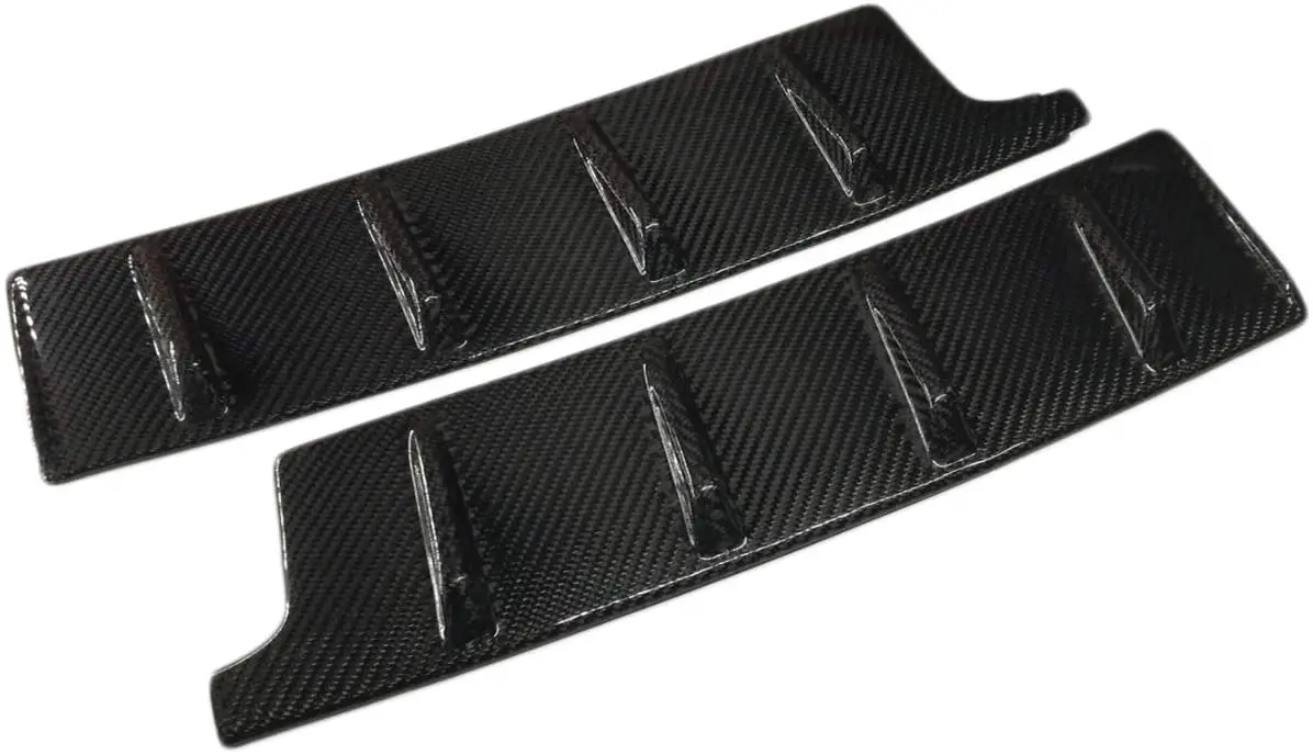 Carbon Vortex Generator Shark Fin Roof Spoiler Fit For Impreza Sedan 2012-2015 Wrx Sti 2015-2018 Sedan I Two Pieces Easy To Install I Lightweight Strong With Uv-Resistant Clear Coating 1