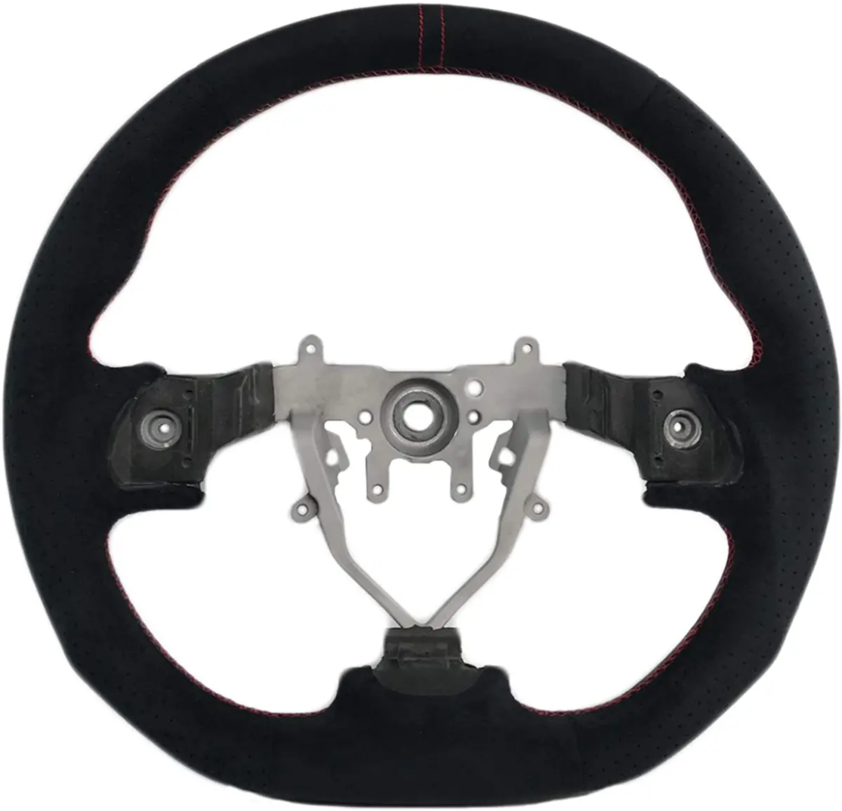 D-Shaped Steering Wheel For Subaru Wrx Sti 2008-2014 Models I Strong & Stylish I Easy To Install I Steering Wheel Replacement I Designed To Fit Perfectly I Size:350Mm 3