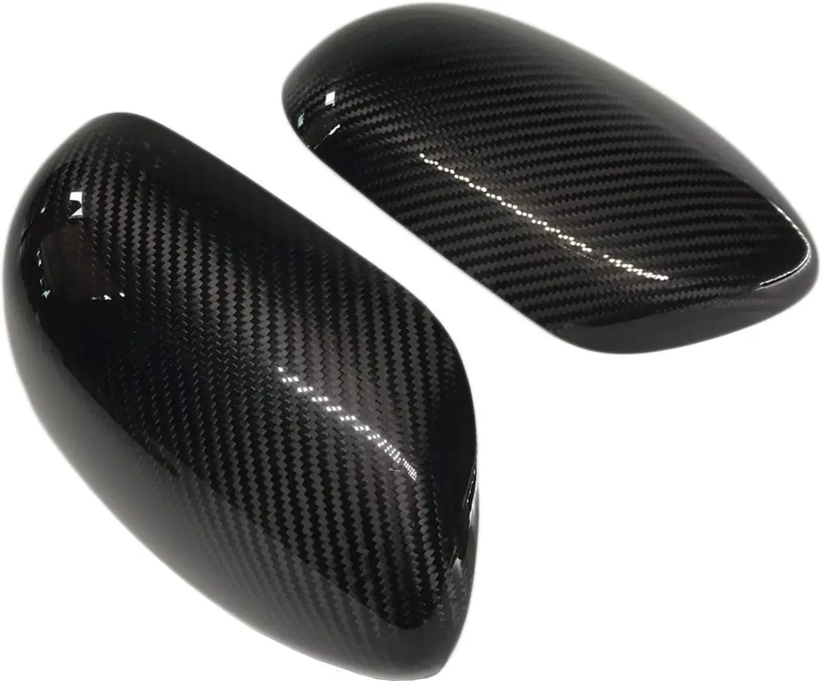 Mirror Cover Cap For Subaru Wrx Sti 2008-2014 Usdm Dry Carbon Decorative I No Turn Signal Light I Lightweight Strong With Uv-Resistant Clear Coating Perfect For An Aggressive Updated Look 1