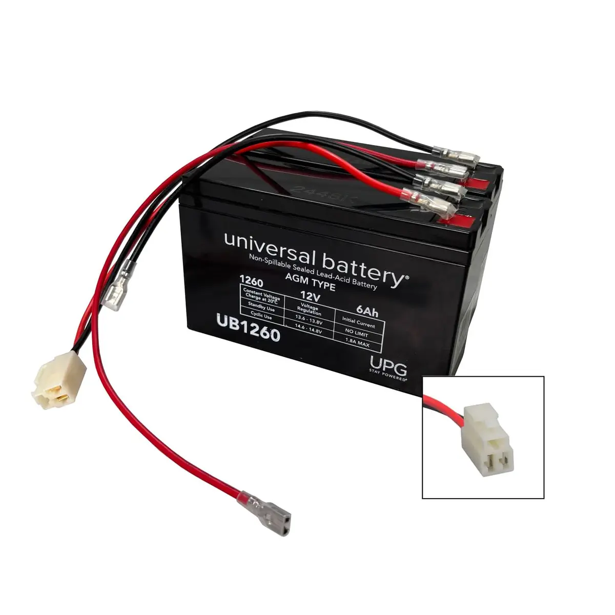 6 Ah 24 Volt Battery Pack For The Razor Power Core E100 (V1+) 1