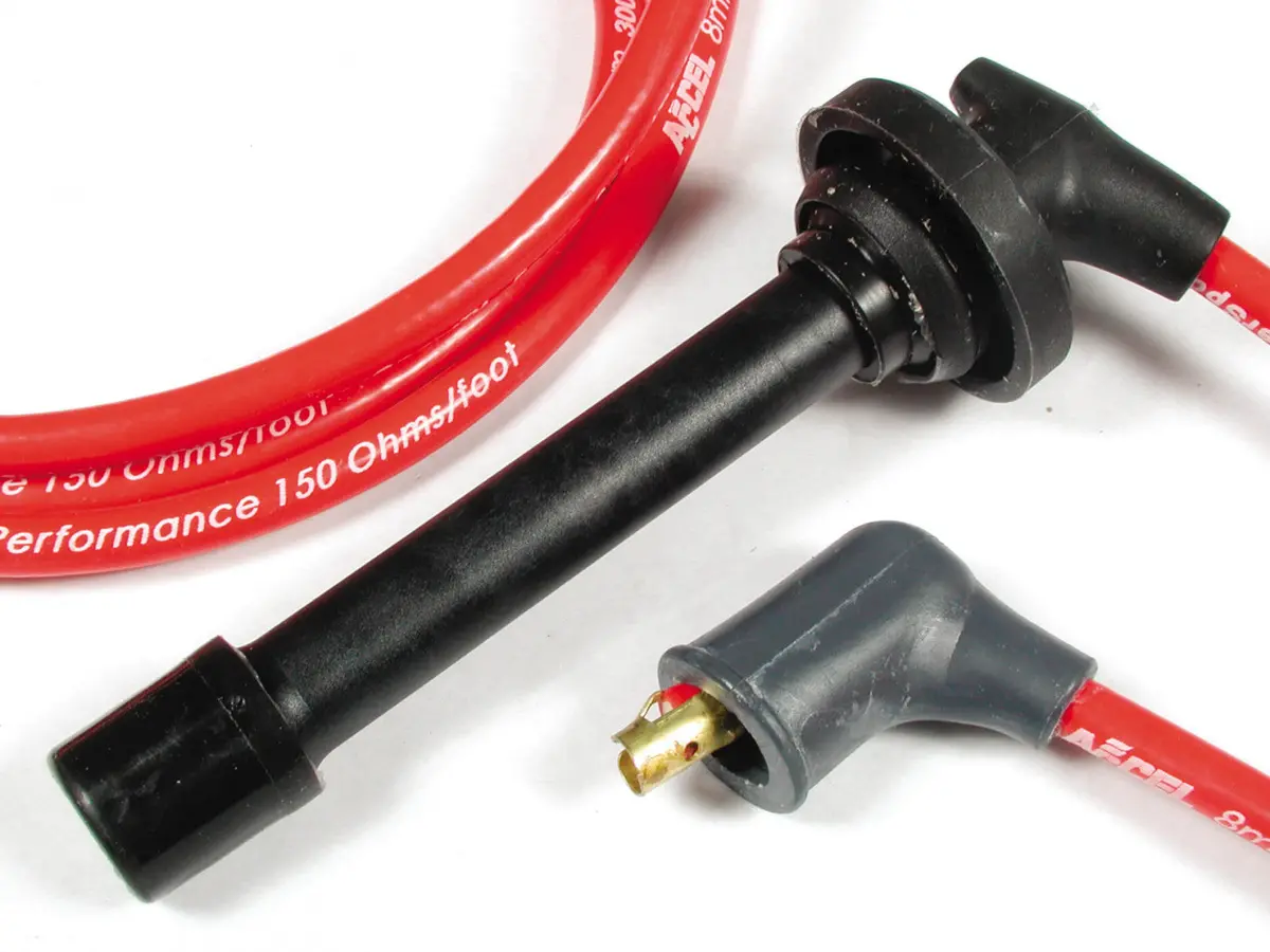 Accel Spark Plug Wires - 8Mm Thundersport Cust Fit Red 1