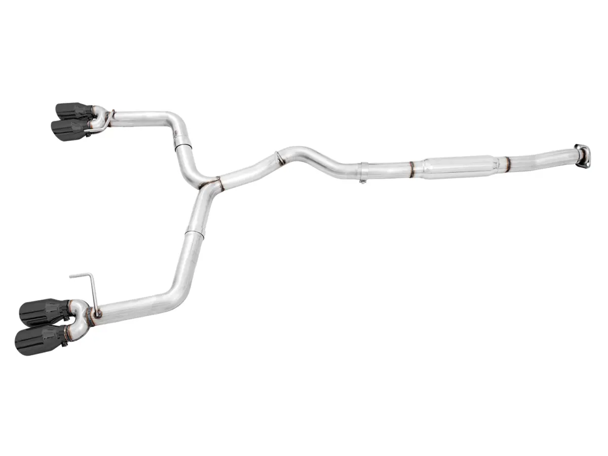 Awe Tuning Awe Track Edition Exhaust For Va / Gv Wrx / Sti Sedan - Diamond Black Quad Tips (102Mm) 1