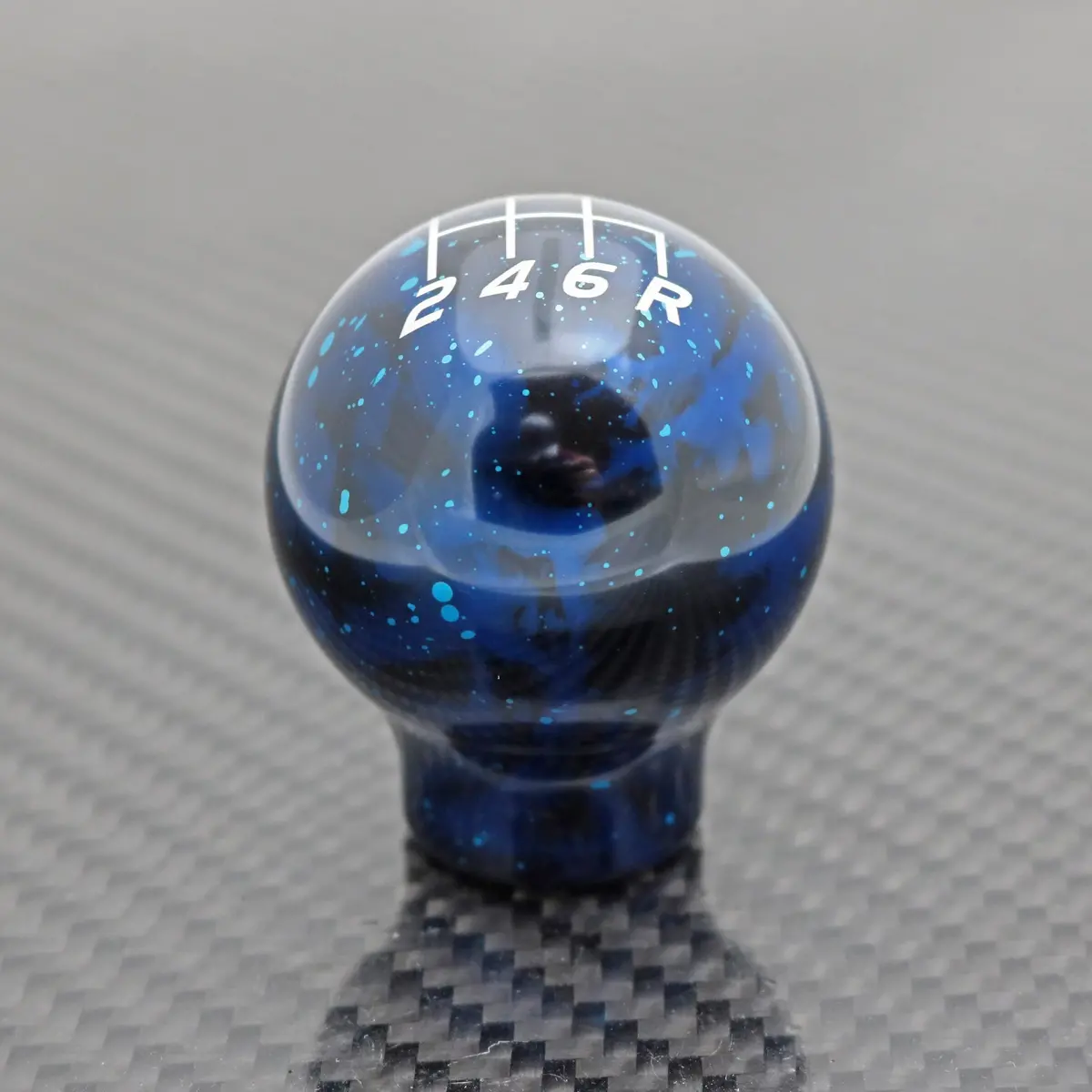 Blue Cosmic Space - 5 Speed Velocity Engraving - Nissan Fitment 1