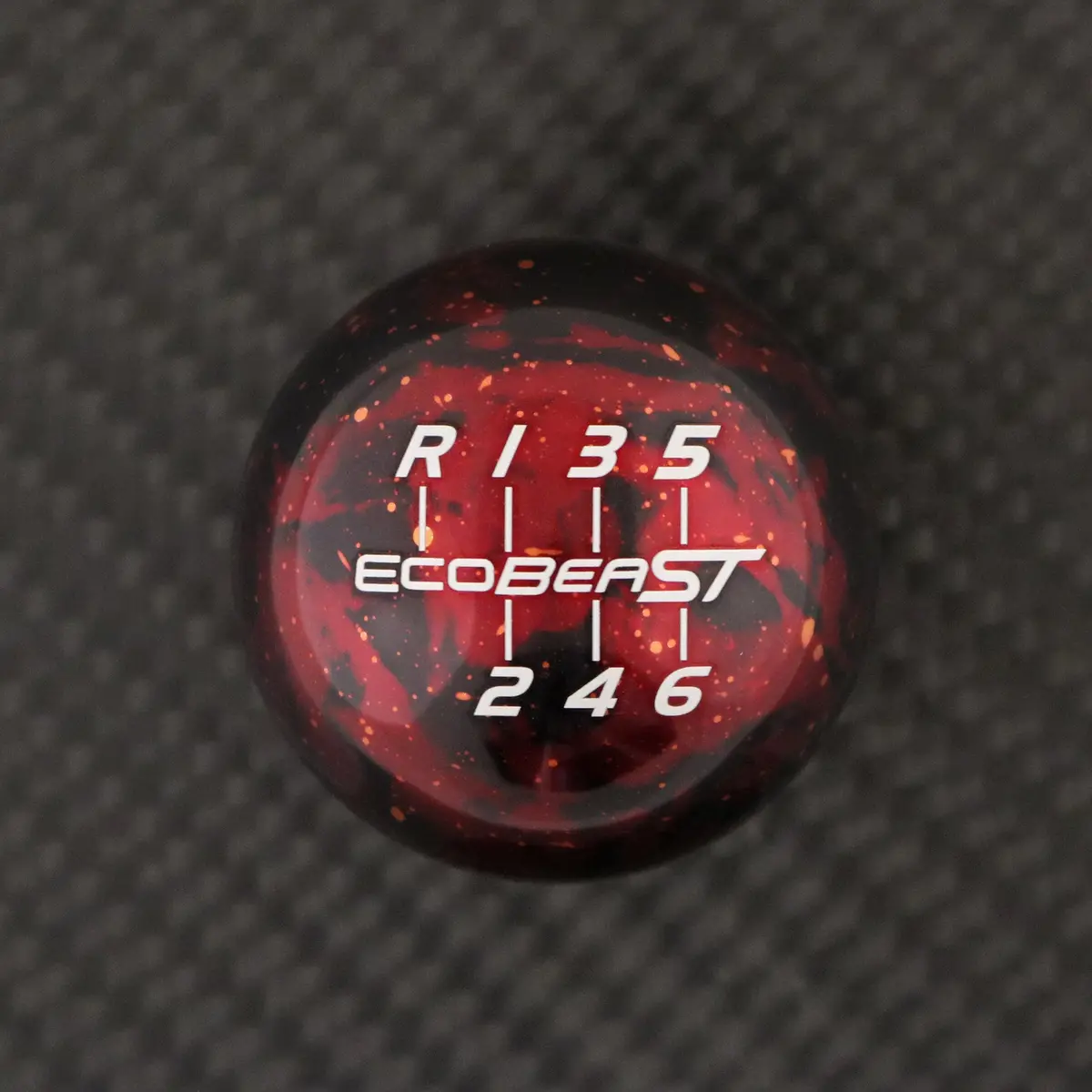 Red Cosmic Space - 6 Speed St Ecobeast Engraving - St/Rs Fitment 1