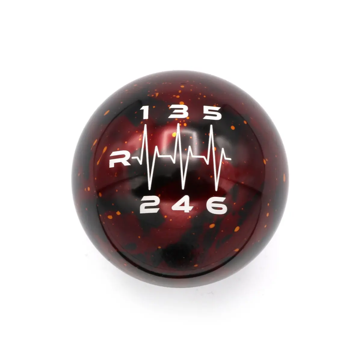 Red Cosmic Space - 6 Speed Heartbeat Engraving - Juke Nismo & Sentra Sr Turbo/Nismo Fitment 1