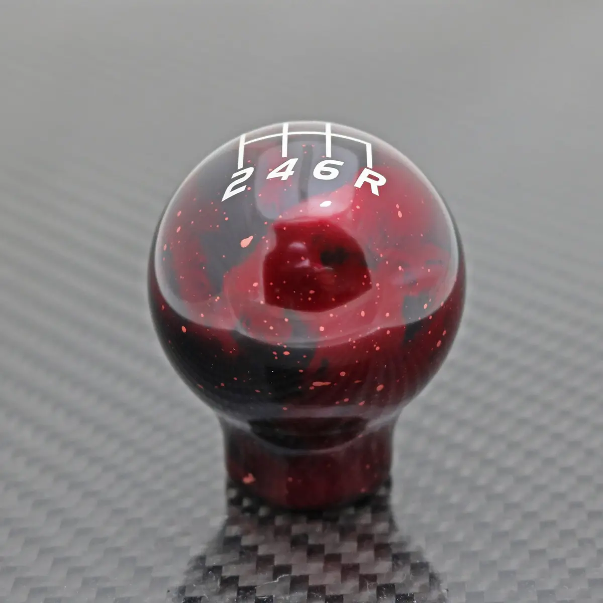 Red Cosmic Space - 6 Speed Velocity Engraving - Infiniti Fitment 1