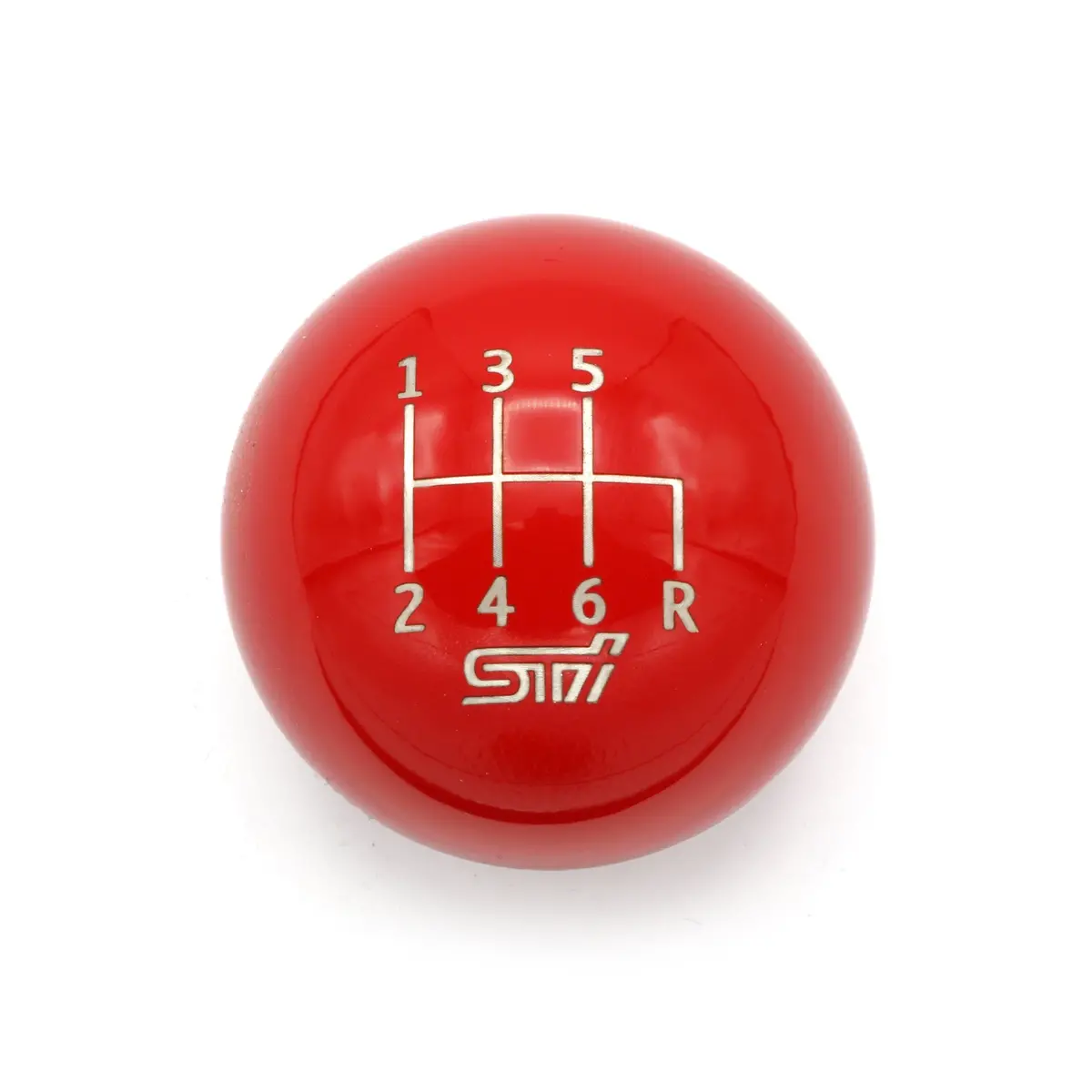 Gloss Red Weighted - 6 Speed Sti Engraving - 6 Speed Sti Fitment 1