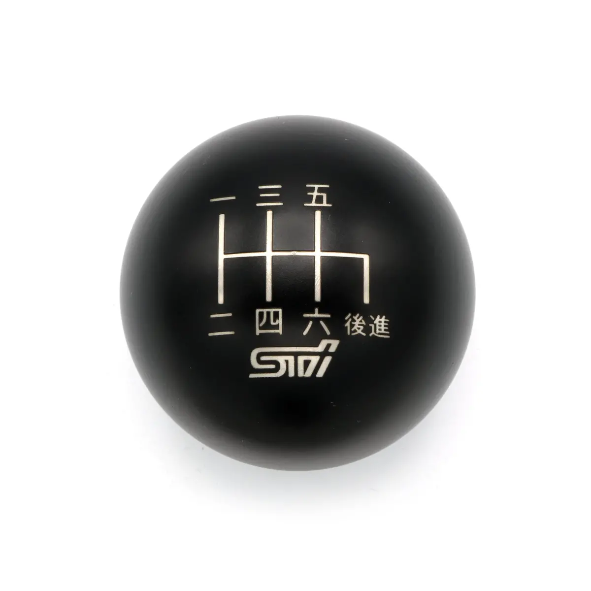 Matte Black Weighted - 6 Speed Sti Japanese Engraving - 6 Speed Sti Fitment 1