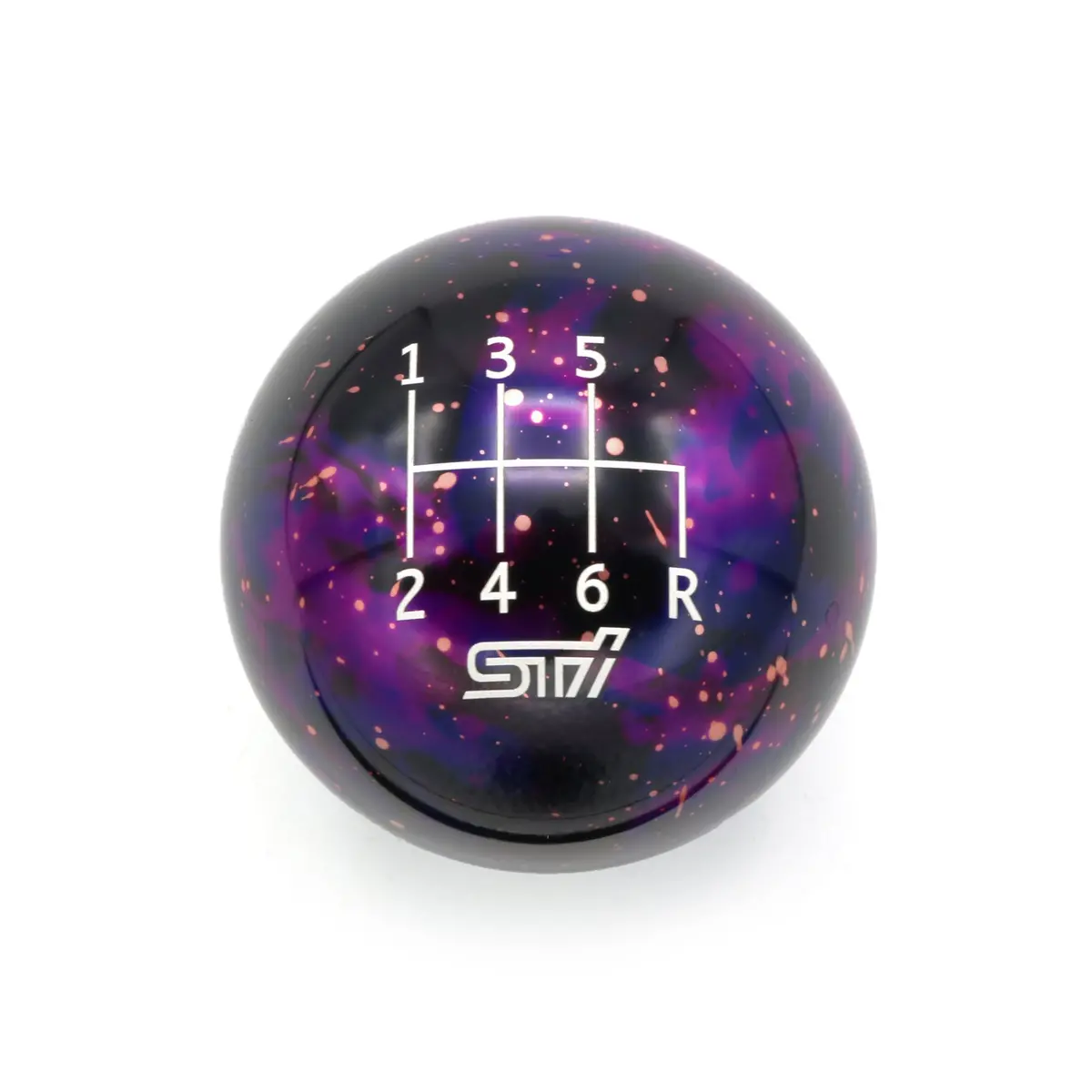 Purple Cosmic Space - 6 Speed Sti Engraving - 6 Speed Sti Fitment 1