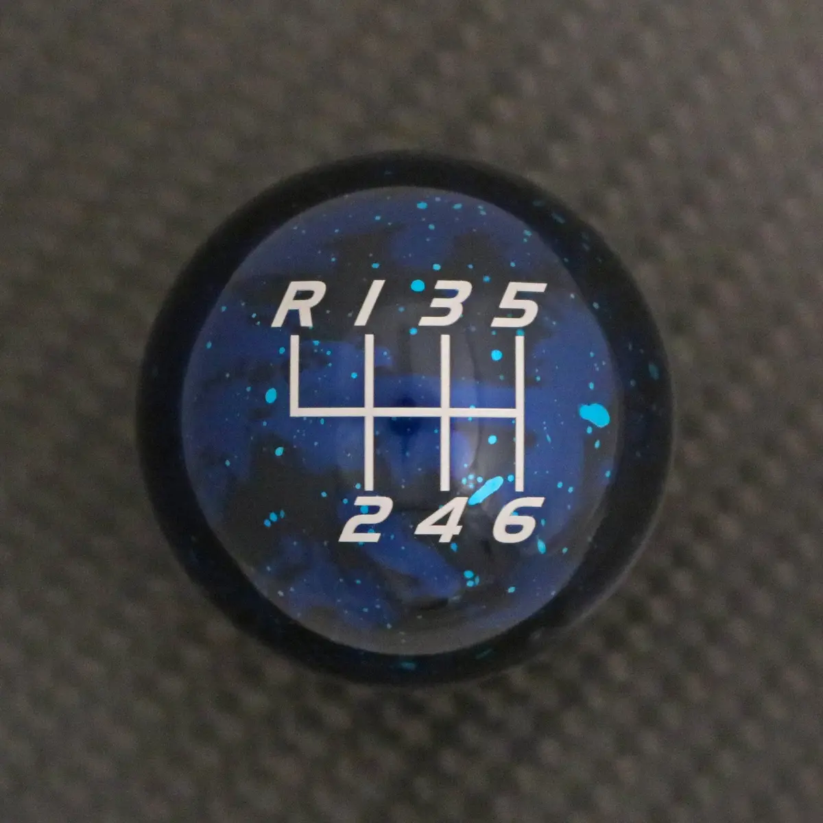 Blue Cosmic Space - 6 Speed Velocity Engraving - Audi/Vw Manual Fitment 2