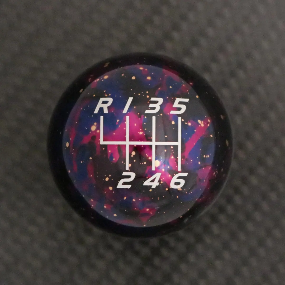 Purple Cosmic Space - 6 Speed Velocity Engraving - Audi/Vw Manual Fitment 2
