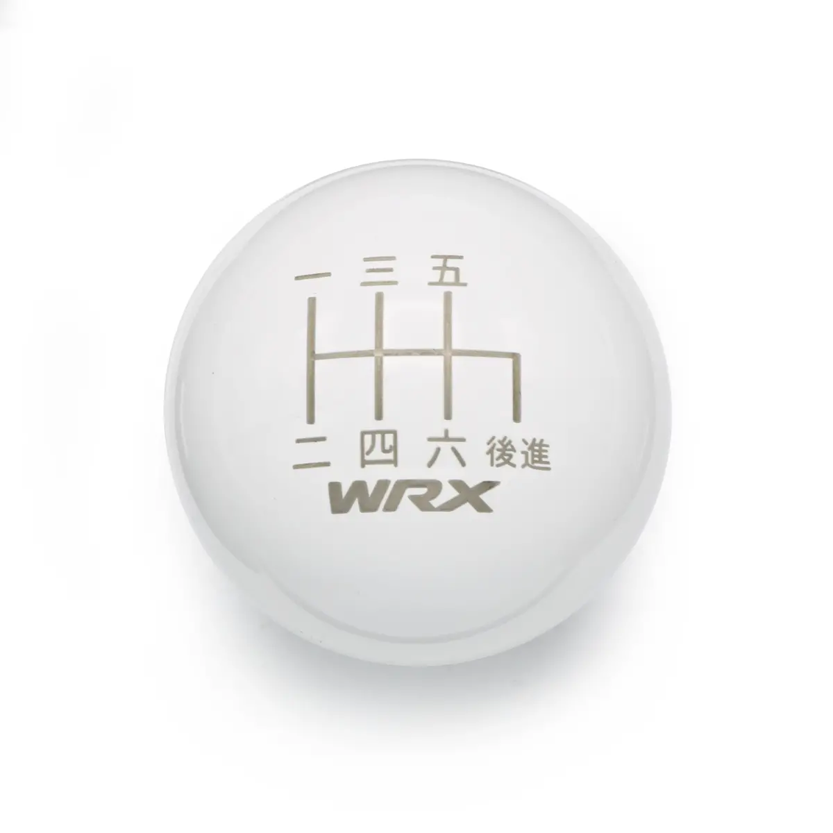 Gloss White Weighted - 6 Speed Wrx Japanese Engraving - 6 Speed Wrx Fitment 1