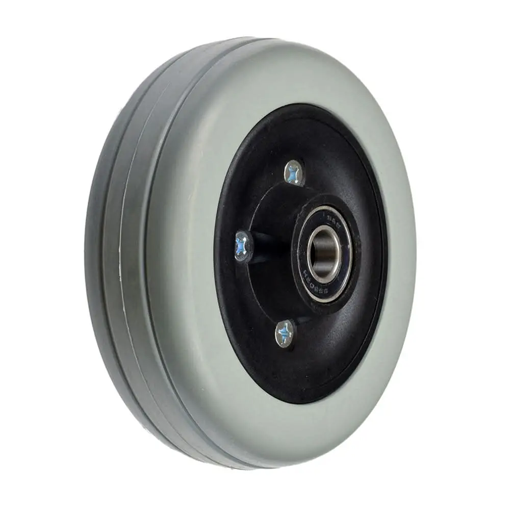 6"X2" Invacare-Style Urethane Caster Wheel With Offset Bearings 1