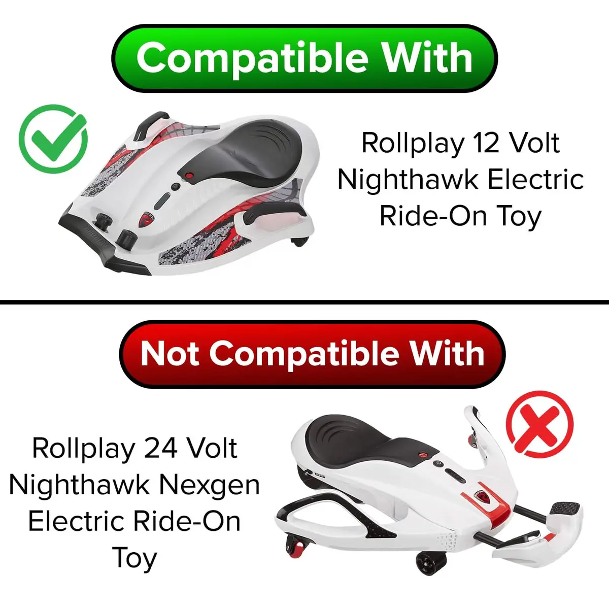 12 Volt Battery For The Rollplay Nighthawk 3