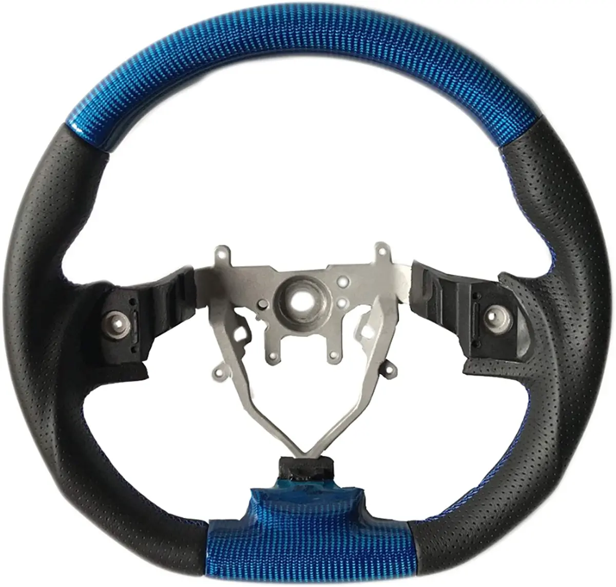 D-Shaped Steering Wheel For Subaru Wrx Sti 2008-2014 Models I Strong & Stylish I Easy To Install I Steering Wheel Replacement I Designed To Fit Perfectly I Size:350Mm 6