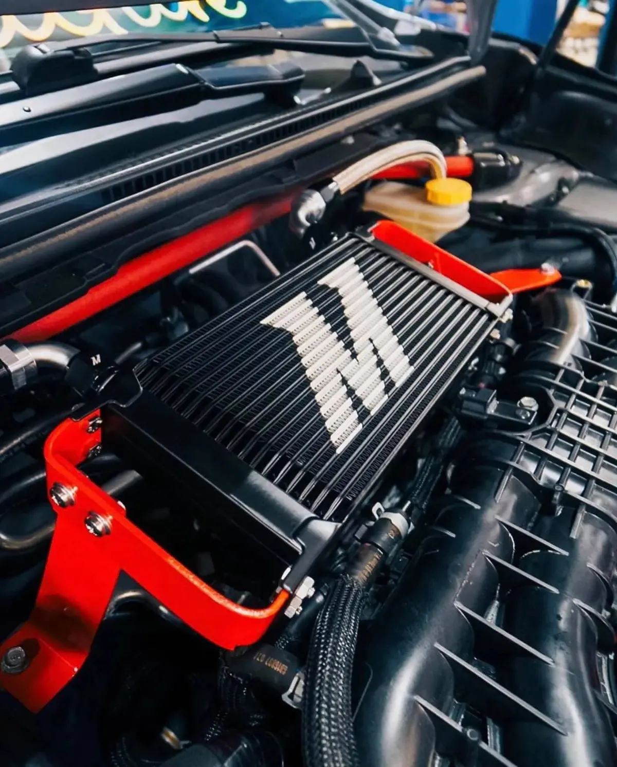2015-2021 Wrx Top Mount Oil Cooler Mounting Kit 1
