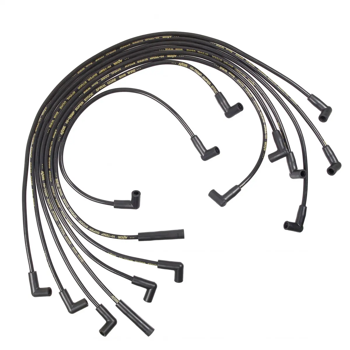 Accel Spark Plug Wires - 8Mm Super Stock Spiral Cust Bk 1
