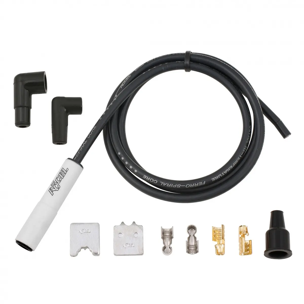 Accel Straight Universal Ceramic Booted Single Wire Replacement Kit 1
