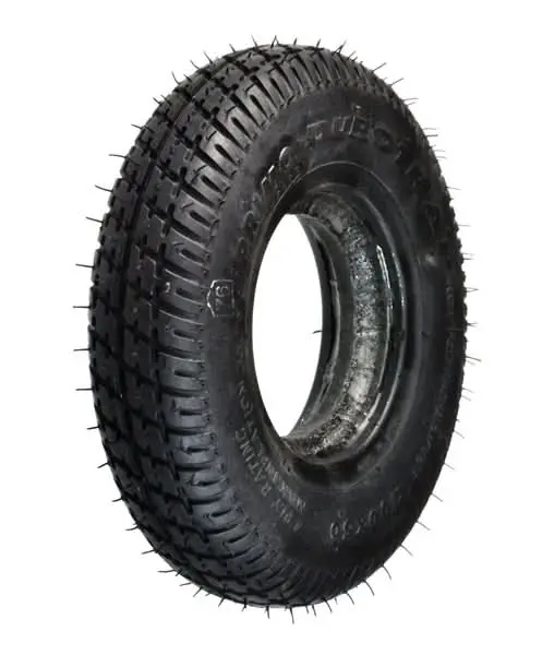 8"X2" (200X50) Black Foam-Filled Mobility Tire With C9210 Durotrap Knobby Tread (Tirsoli1042) 1